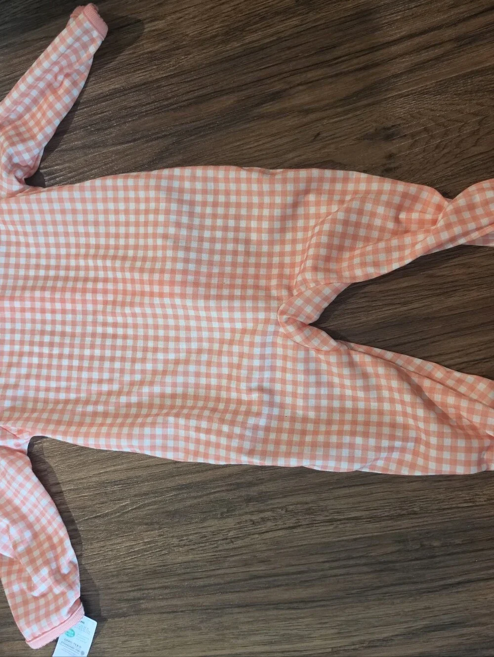 NWT Carters Flamingo Gingham Sleeper